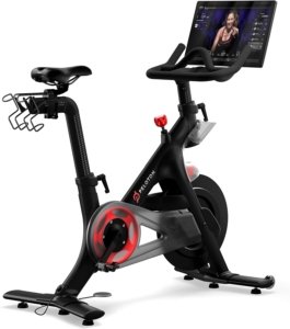 Original Peloton Bike - Indoor Stationary Exercise Bike with Immersive 22 inch HD Touchscreen Updated Seat Post