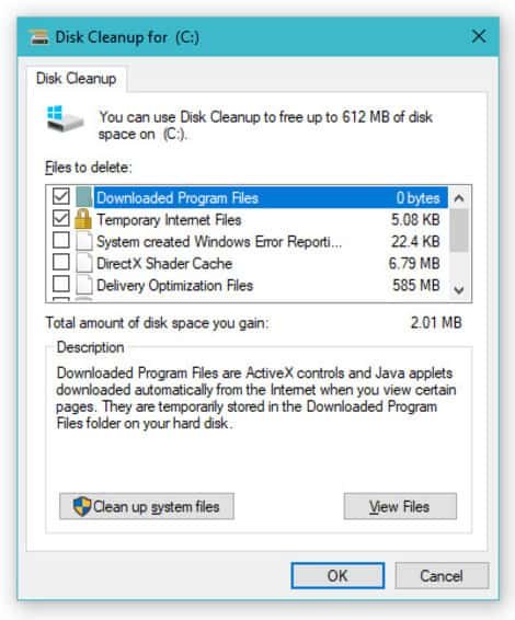 Disk Cleanup