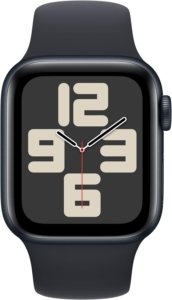Apple Watch SE (2nd Gen) [GPS 40mm] Smartwatch with Midnight Aluminum Case with Midnight Sport Band. Fitness & Sleep Tracker, Crash Detection, Heart Rate Monitor
